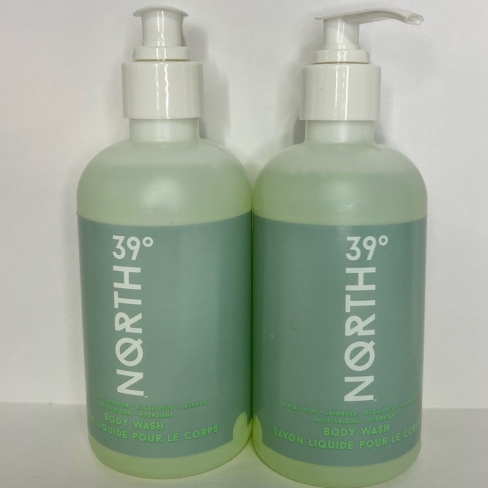 (2)39 Degrees North Body Wash Eucalyptus Lavender Moisturizer BodyWash 8.5oz